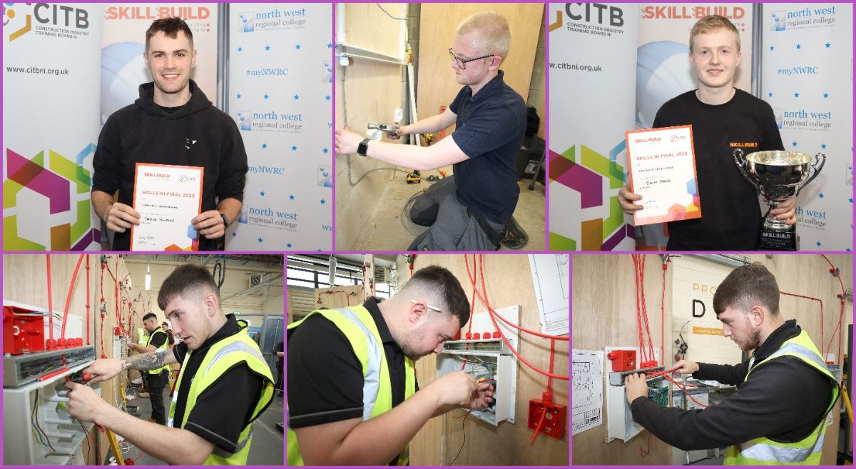 SERC students and apprentices take podium places at SkillBuild NI 2023